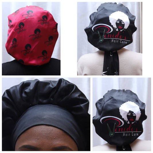 Short Satin double Layer ,two sided Night Bonnet